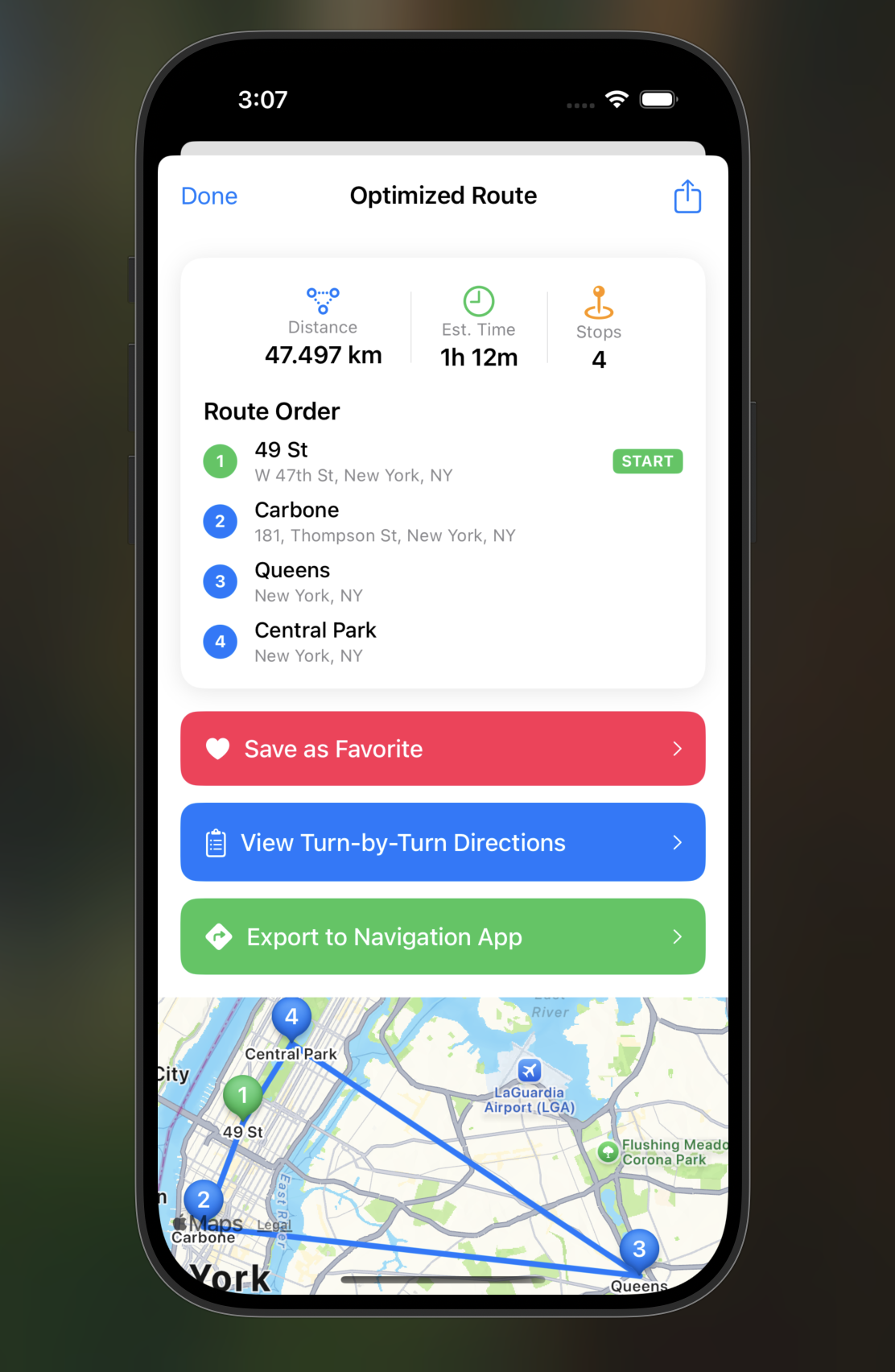 ShortMap - Route Optimization App